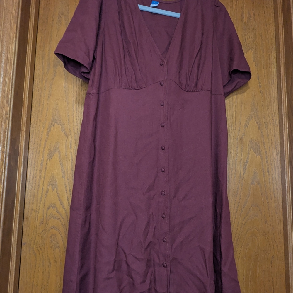 Old Navy Burgundy Mini Dress